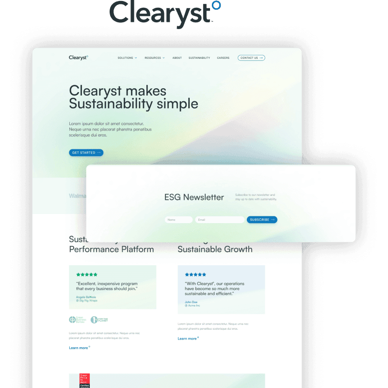 Clearyst Website